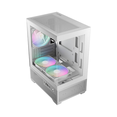  Thùng máy tính | Case Gamdias AURA GC9M Elite White ARGB CAAURAGC9MELWHGA 
