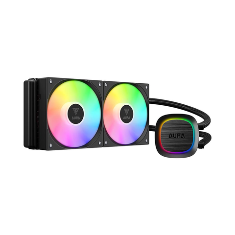  Tản Nhiệt Nước AIO Gamdias AURA GL240 v2 ARGB BLACK WCAURAGL240V2BLGA 