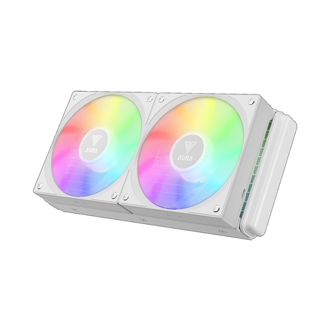  Tản Nhiệt Nước AIO Gamdias AURA GL240 v2 ARGB WHITE WCAURAGL240V2WHGA 