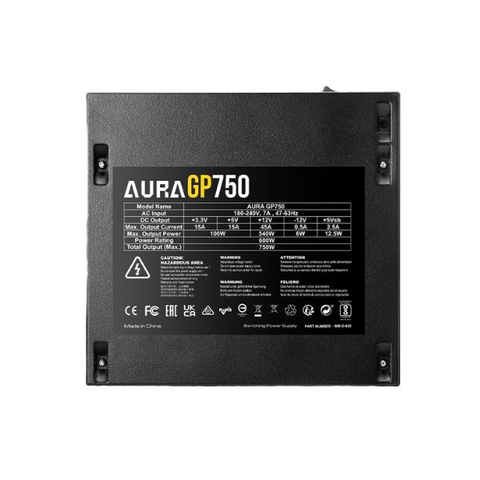  Nguồn máy tính Gamdias AURA GP750 750W PSAURAGP750GA 