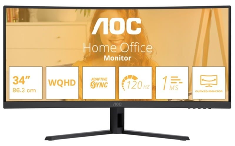  Màn hình máy tính LCD Cong AOC CU34B3E 34