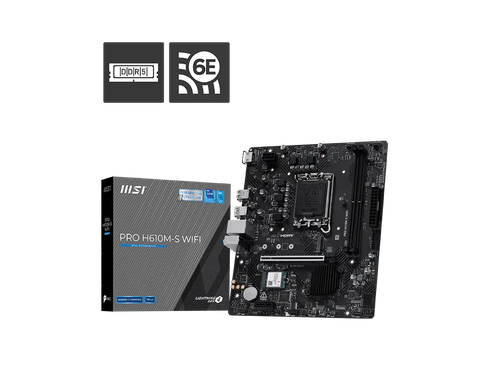  Mainboard MSI H610M-S WIFI DDR5 (Chipset H610) 