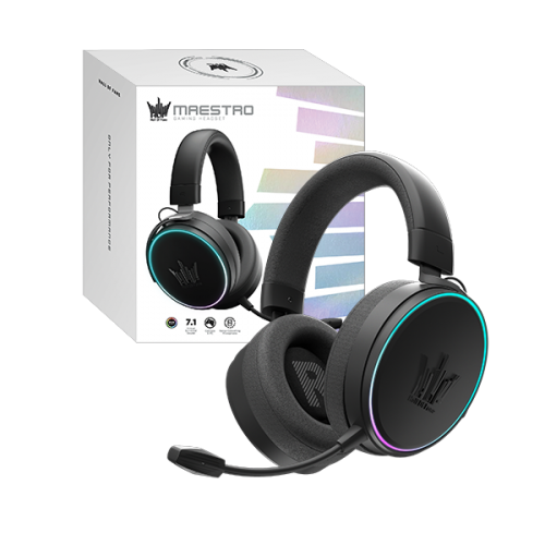  Tai nghe GALAX Gaming HOF Maestro H1 RGB Matte Black HGH015CSRGBB1 
