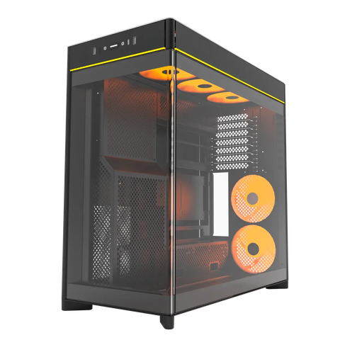  Thùng máy tính | Case máy tính Montech HS02 PRO Black CAHS02PRBLMT 