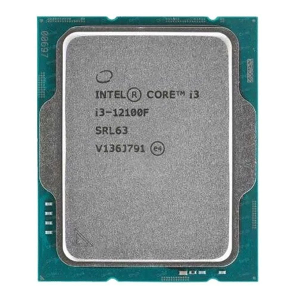  CPU Intel Core i3-12100F TRAY (3.3GHz up to 4.3GHz, 4 nhân 8 luồng, 12MB Cache) - Socket FCLGA1700 