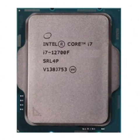  CPU Intel Core i7-12700F TRAY (2.1Ghz up to 4.9GHz, 12 nhân 20 luồng, 25MB Cache) - Socket FCLGA1700 