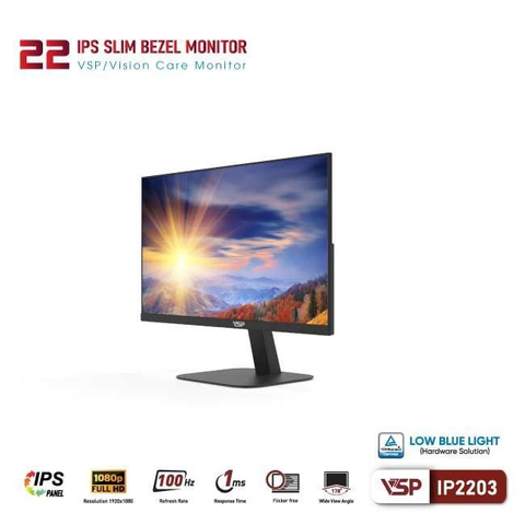  Màn hình máy tính LCD VSP IP2205F 22