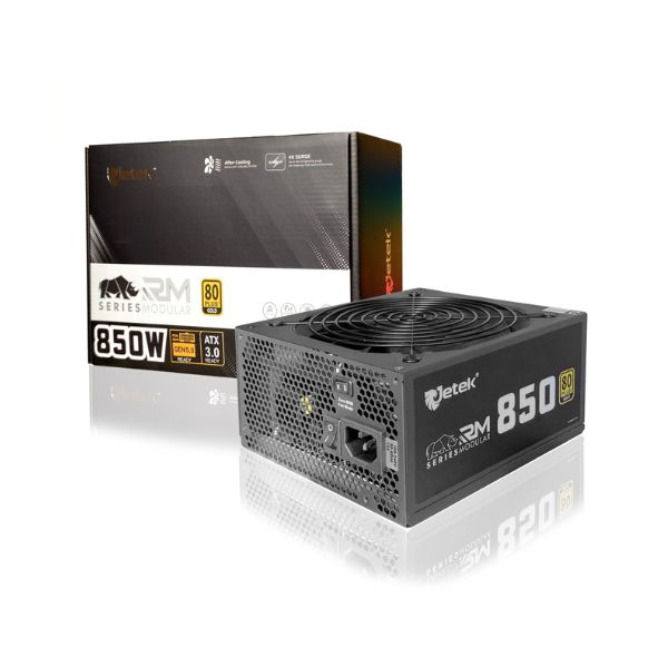  Nguồn máy tính JETEK RM850 E5.0 Full Modular 850W 