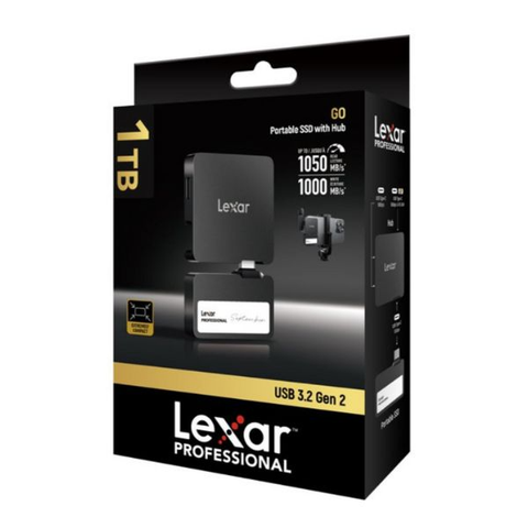  Ổ cứng di dộng SSD Lexar Professional Go with Hub SL400 1TB LSL400S001T-RNBNG 