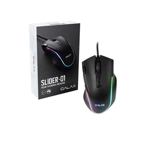  Chuột máy tính GALAX Gaming SLIDER-01 MGS01IA18RG2B0 (Có dây - Kết nối USB) 