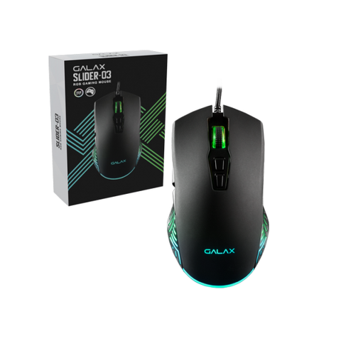  Chuột máy tính GALAX Gaming SLIDER-03 MGS03UX97RG2B0 (Có dây - Kết nối USB) 