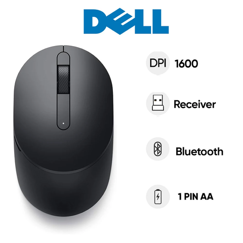  Chuột máy tính Dell MS3320W (Không dây - Kết nối USB) 