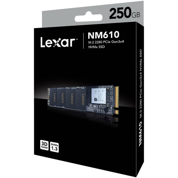  Ổ cứng SSD Lexar NM610 250GB (PCIe Gen3 x4 NVMe, M.2 2280) 