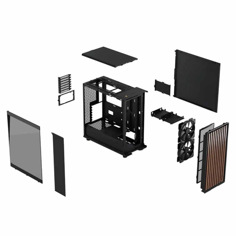  Thùng máy tính | Case Fractal Design North XL Charcoal Black TG Dark 