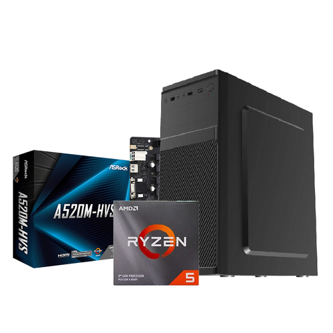  Máy Tính Để Bàn PC AMD Ryzen 5 3400G| 8GB| MB A520M-HVS| 500W 
