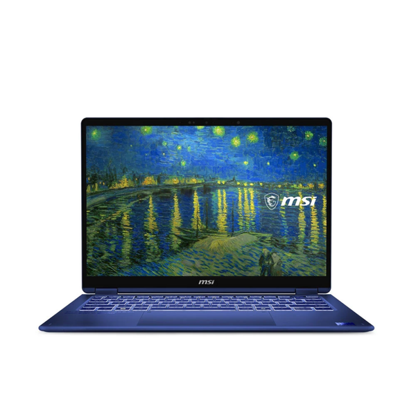  Laptop MSI Prestige 14 Flip AI+ Vincent van Gogh Edition Starry Night Over the Rhône 14T235-260VN Ultra X9 378H| 32GB| 1TB| OB| 14