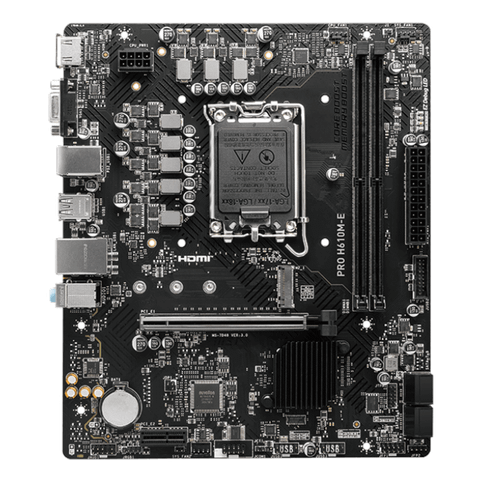  Mainboard MSI Pro H610M-E DDR5 (Chipset H610) 