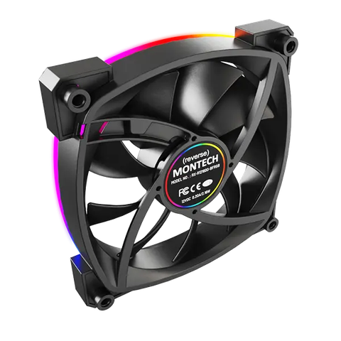  Quạt Tản Nhiệt Montech RX 120 PWM BLACK CFRX120PWMBLMT 