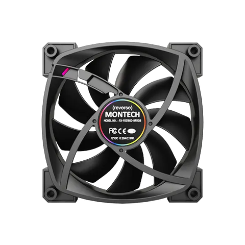  Quạt Tản Nhiệt Montech RX 120 PWM BLACK CFRX120PWMBLMT 