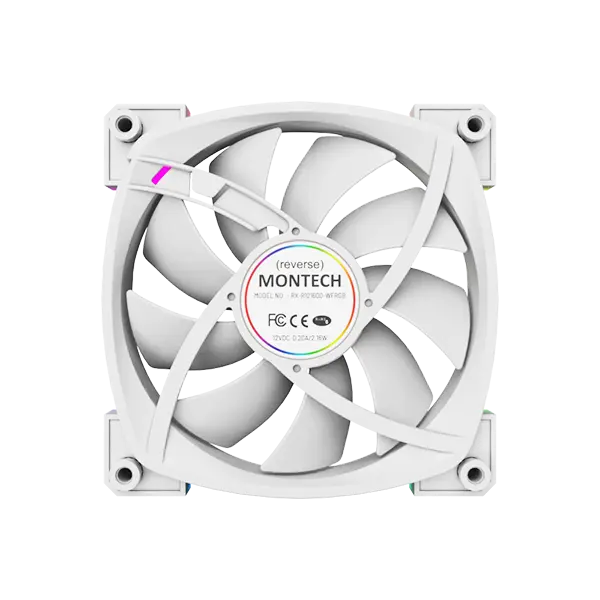  Quạt Tản Nhiệt Montech RX 120 PWM WHITE CFRX120PWMWHMT 
