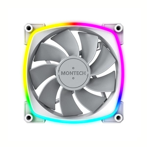  Quạt Tản Nhiệt Montech RX 120 PWM WHITE (CÁNH XÁM) CFRX120PWMWHMT 