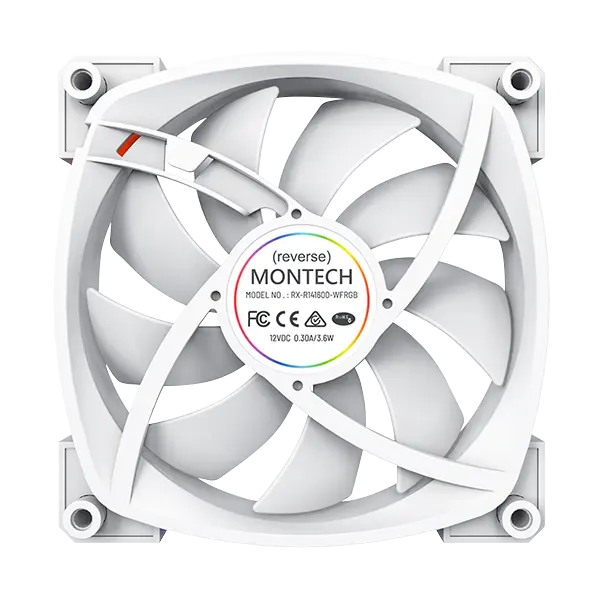  Quạt Tản Nhiệt Montech RX 140 PWM WHITE CFRX140PWMWHMT 