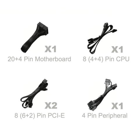  Nguồn máy tính JETEK RM1050 Full Modular 1050W 