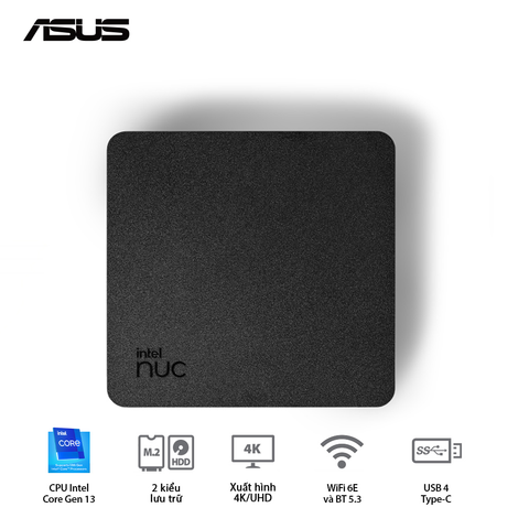  Máy Tính Để Bàn PC ASUS RNUC13ANHH7 ( Intel Core i7-13620H ) 