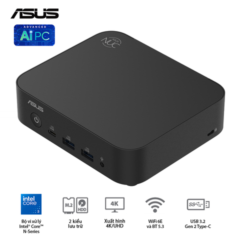  Máy Tính Để Bàn PC ASUS NUC 14 Essential RNUC14MNK150 ( Intel N150 ) 
