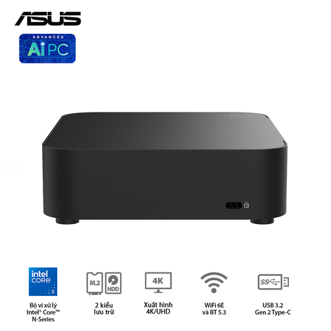 Máy Tính Để Bàn PC ASUS NUC 14 Essential RNUC14MNK150 ( Intel N150 ) 