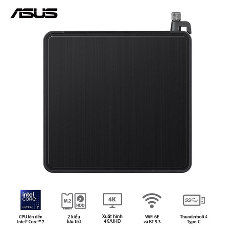  Máy Tính Để Bàn PC ASUS NUC 14 Pro Tall RNUC14RVHI300001I ( i3 100U ) 