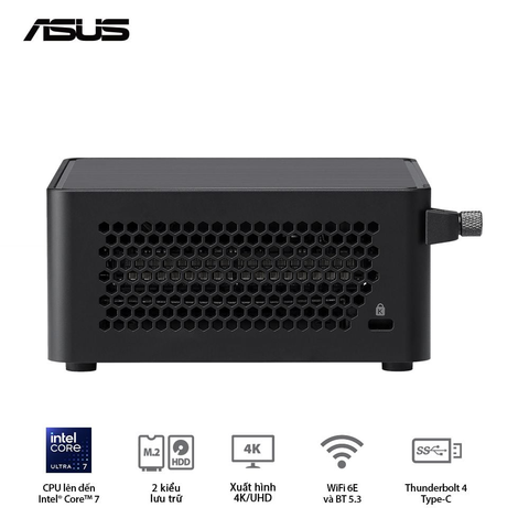  Máy Tính Để Bàn PC ASUS NUC 14 Pro Tall RNUC14RVHI300001I ( i3 100U ) 
