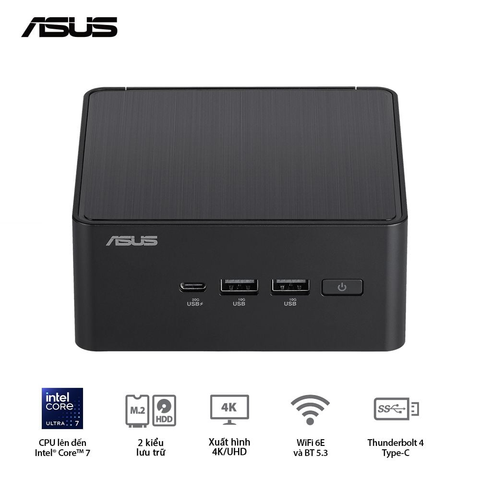  Máy Tính Để Bàn PC ASUS NUC 14 Pro Tall RNUC14RVHI300001I ( i3 100U ) 