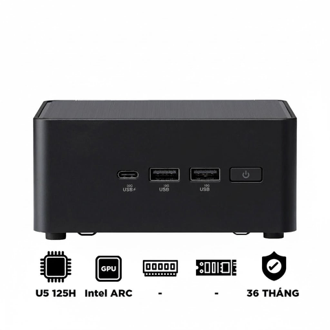  Máy Tính Để Bàn PC ASUS NUC 14 Pro Tall RNUC14RVHU500000I ( Ultra 5 125H ) 