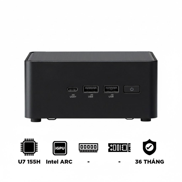 Máy Tính Để Bàn PC ASUS NUC 14 Pro Tall RNUC14RVHU700000I ( Ultra 7 155H ) 