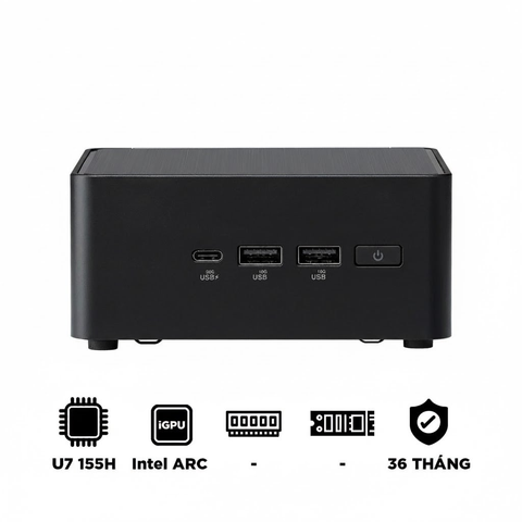  Máy Tính Để Bàn PC ASUS NUC 14 Pro Tall RNUC14RVHU700000I ( Ultra 7 155H ) 