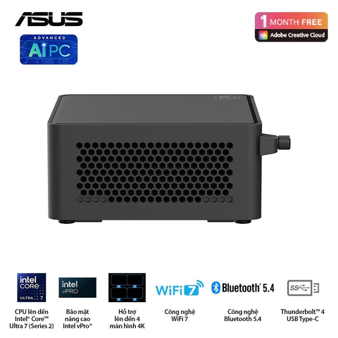  Máy Tính Để Bàn PC ASUS NUC 15 Pro Tall RNUC15CRHU500000I ( Ultra 5 225H ) 