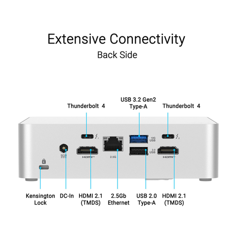  Máy Tính Để Bàn PC ASUS NUC 15 PRO RNUC15CRSU500000I ( Ultra 5 225H ) 