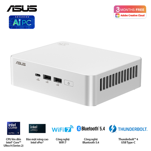  Máy Tính Để Bàn PC ASUS NUC 15 PRO RNUC15CRSU500000I ( Ultra 5 225H ) 