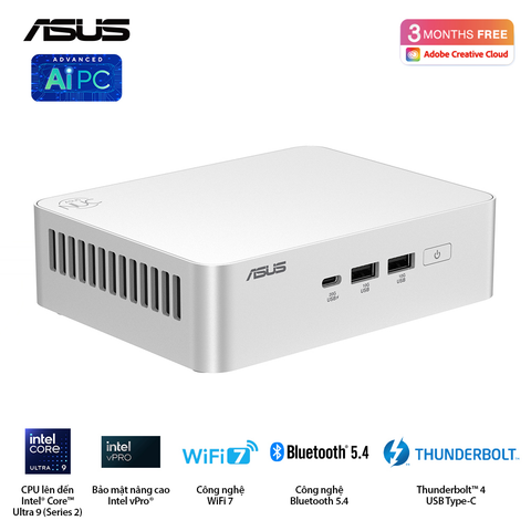  Máy Tính Để Bàn PC ASUS NUC 15 PRO RNUC15CRSU500000I ( Ultra 5 225H ) 