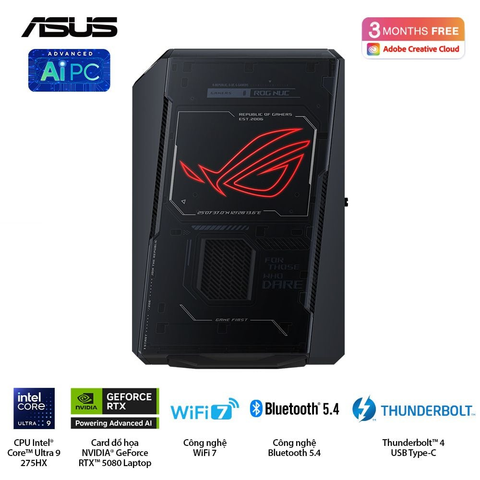  Máy Tính Để Bàn PC ASUS NUC ROG RNUC15JNK9X289A0 ( Ultra 9 275HX ) 
