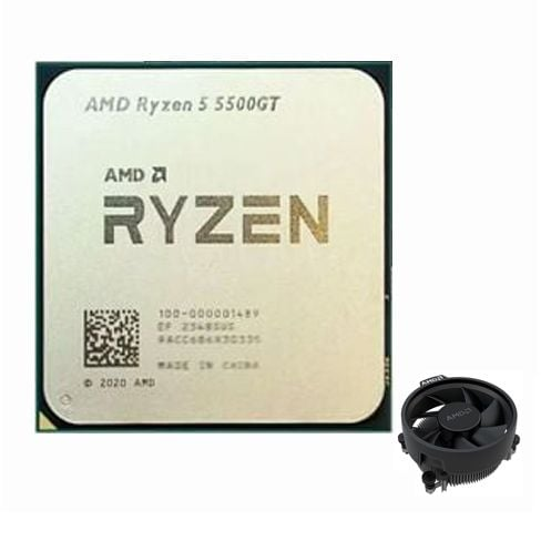  CPU AMD Ryzen 5 5500GT TRAY (Boost tối đa 4.4GHz, 6 nhân 12 luồng, 19MB) - Socket AMD AM4 