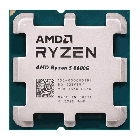  CPU AMD Ryzen 5 PRO 8600G MPK (Boost tối đa 5.1GHz, 6 nhân 12 luồng, 22MB) - Socket AMD AM5, Tray New, Có Fan 