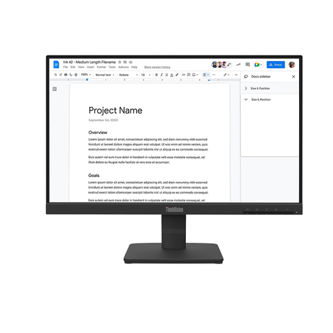  Màn hình máy tính LCD LENOVO ThinkVision S22-4e 64CBKAR6VN 21.5