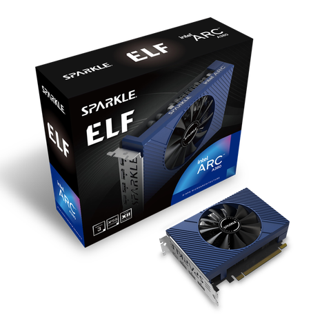  Card màn hình SPARKLE Intel Arc A380 ELF 6GB GDDR6 SA380E-6G 