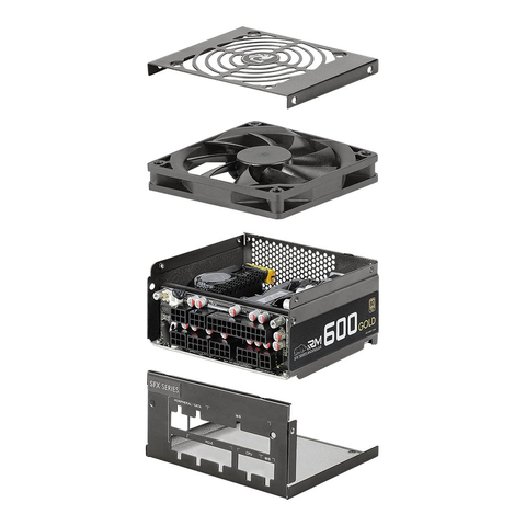  Nguồn máy tính JETEK RM FULL MODULAR SFX RM600 80 plus gold 650W 