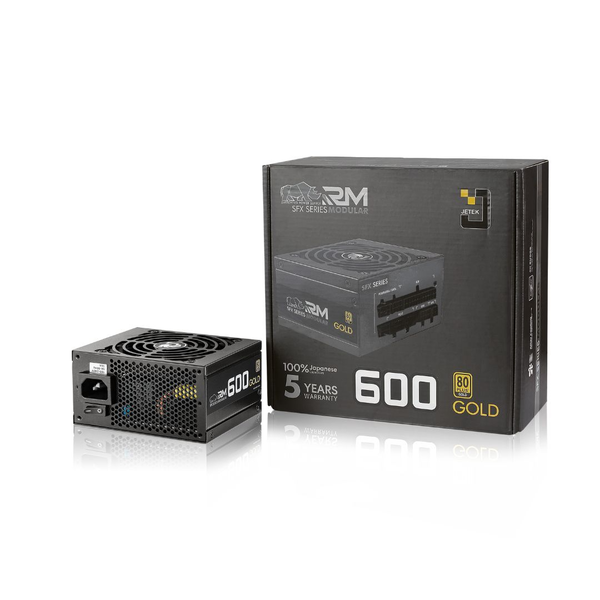  Nguồn máy tính JETEK RM FULL MODULAR SFX RM600 80 plus gold 650W 