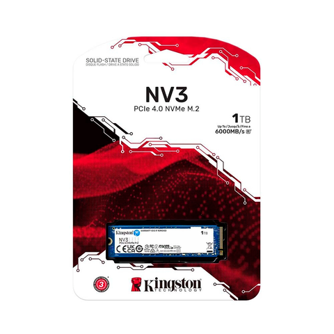  Ổ cứng SSD Kingston 1TB SNV3S/1000G ( NV3 M.2 2280 PCIe Gen 4.0 NVMe ) 
