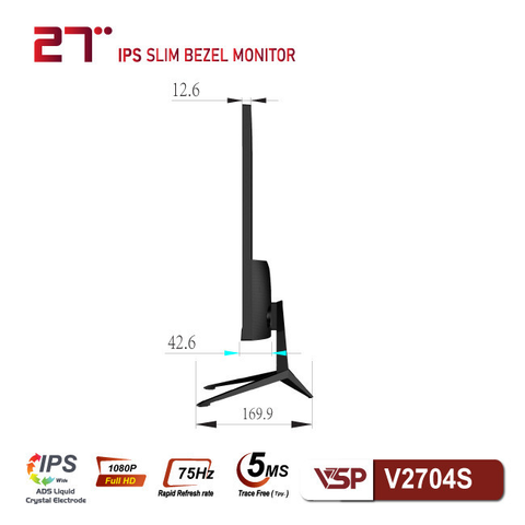  Màn hình máy tính LCD VSP V2704S 27