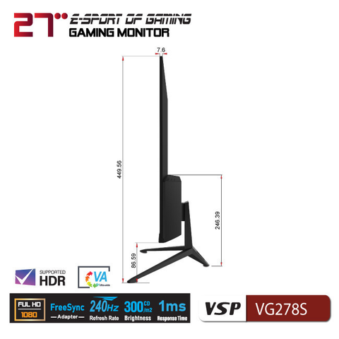  Màn hình máy tính LCD VSP VG278S 27